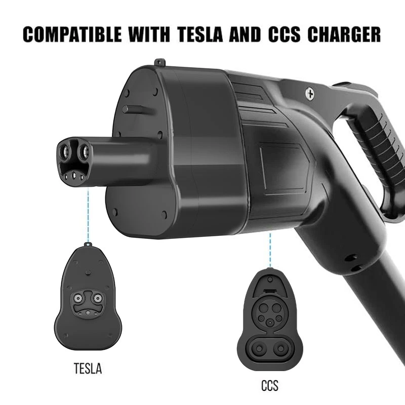 250kw CCS1 Adapter Automobile Charging Pile DC Fast Chargers Tesla CCS Combo 1 Tesla Charger Adapter for Tesla