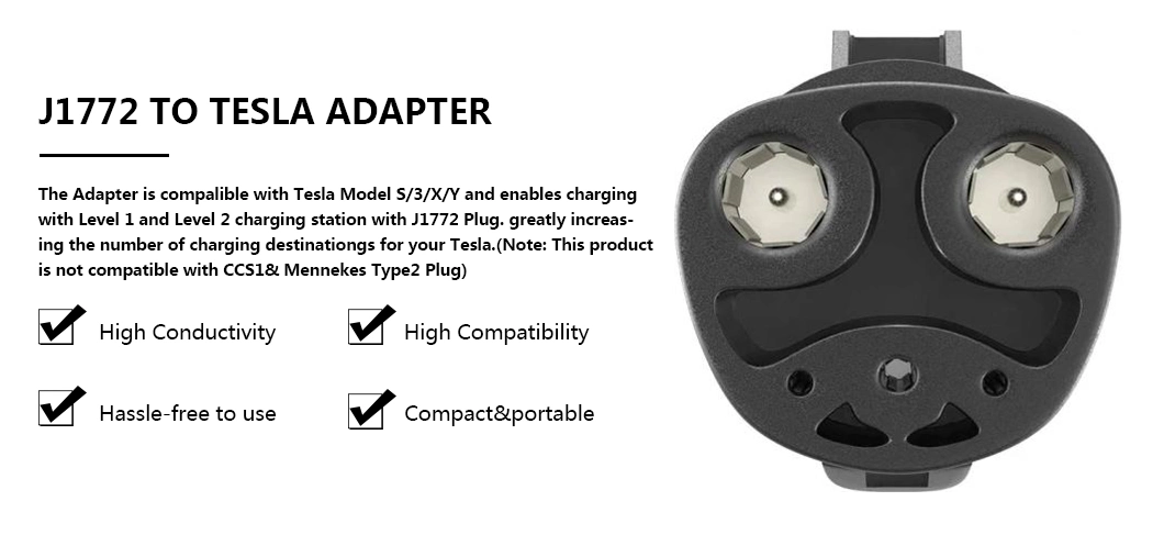 J1772 Adapter to Tesla AC CCS1 to CCS2 Adapter for Tesla Adapter Type 2 Adapter Tpc to for Cars